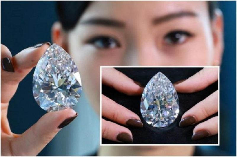 The world's largest white diamond 'The Rock' is going to be auctionedThe world's largest white diamond 'The Rock' is going to be auctioned