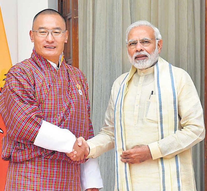 Lotay Tshering and PM Modi