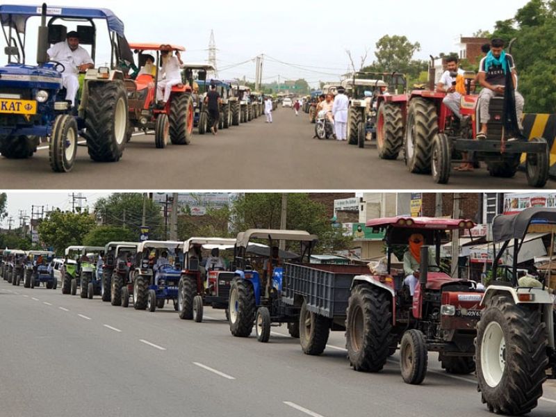 Tractor Protest 