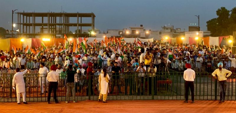 Congress election rally at Patiala and Kharar