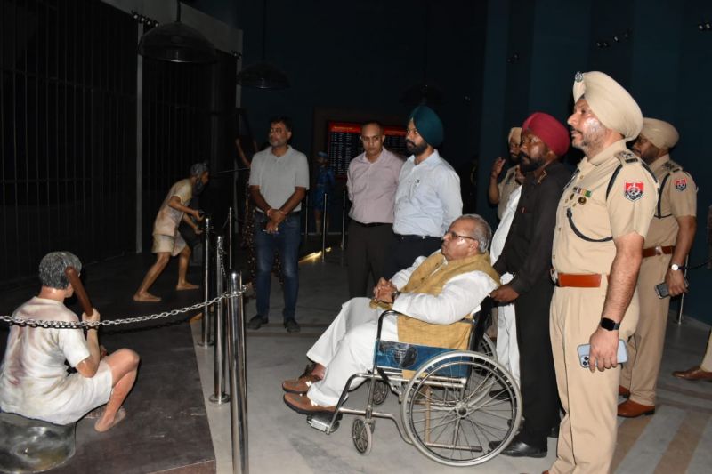 Meghalaya Governor Satya Pal Malik visits the Jang-e-Azadi Memorial