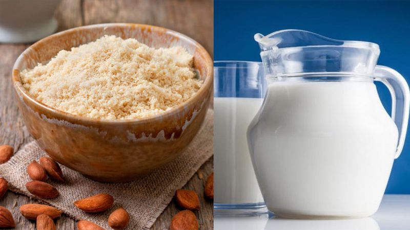 Almond Powder and MIlk