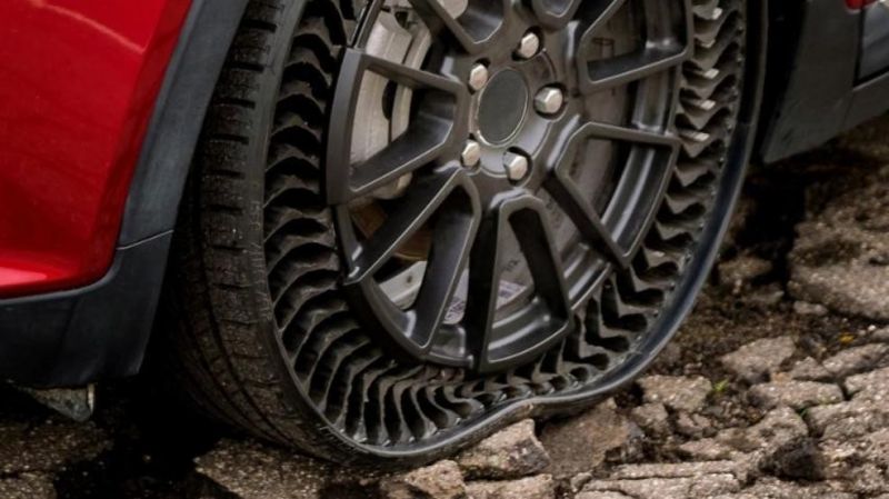 Michelin's Airless Wheel Which Does Not Puncture 
