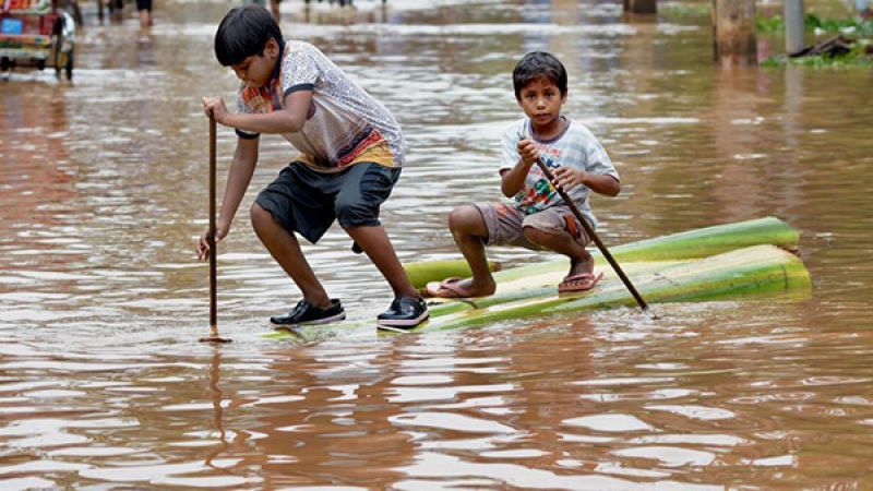 Children Effected due to rain