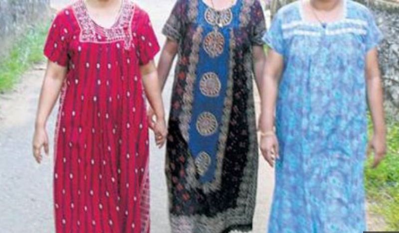 fined Rs 2000 for wearing nighties