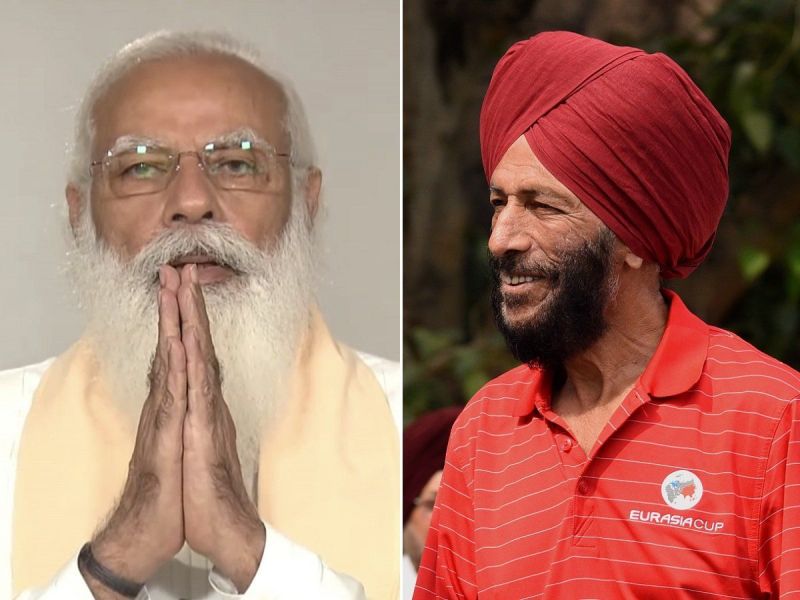 Narendra Modi, Milkha Singh