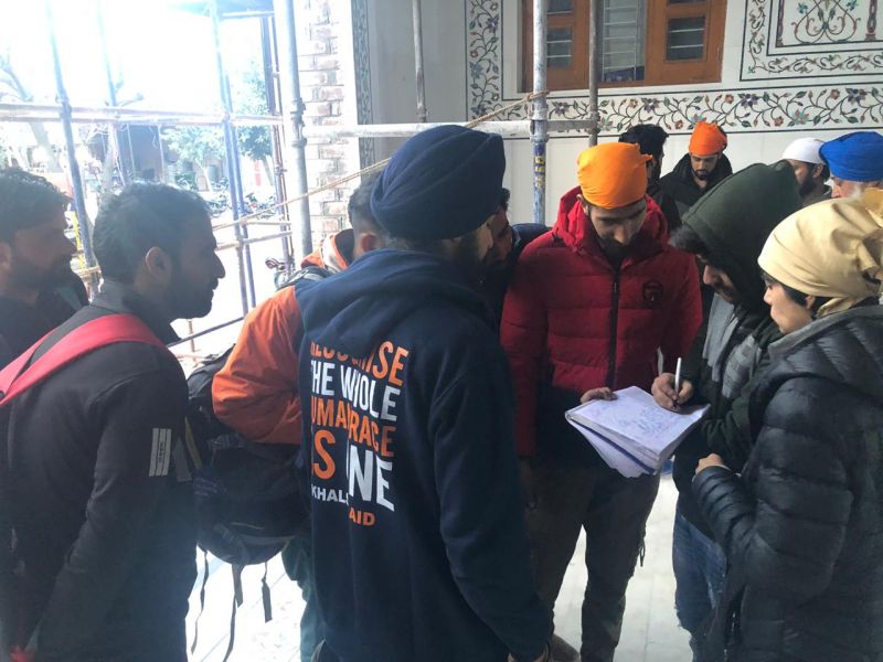 Khalsa Aid helps students