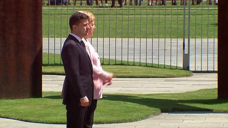 German Chancellor Angela Merkel