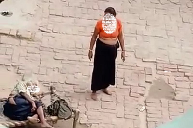 mahendragarh woman beaten her mother in law