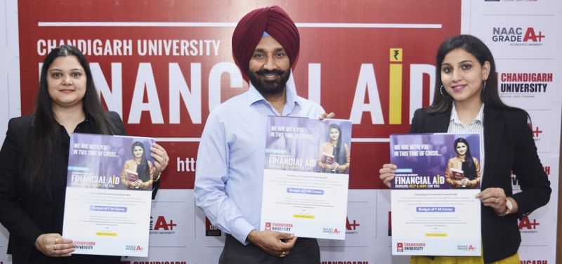 Chandigarh University launches Financial Aid Program for student community to protect their Right to Quality Education