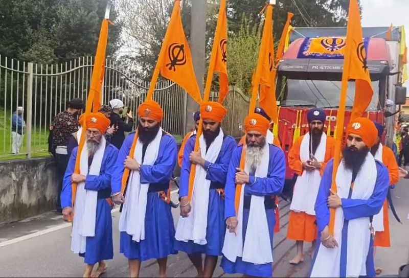 Crema Italy Nagar Kirtan News in punjabi Crema Italy Nagar Kirtan News in punjabi 