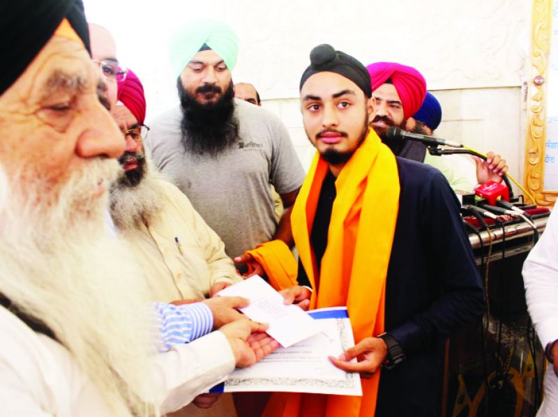 Honoring Sikh Student