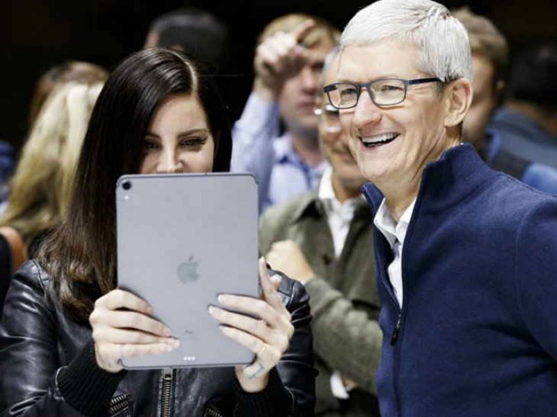 Tim Cook with Apple