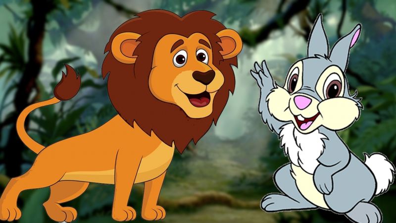 Lion and Rabbit
