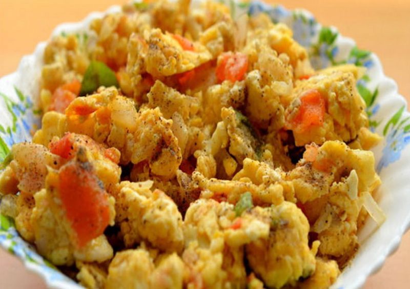Bread Bhurji Bread Bhurji