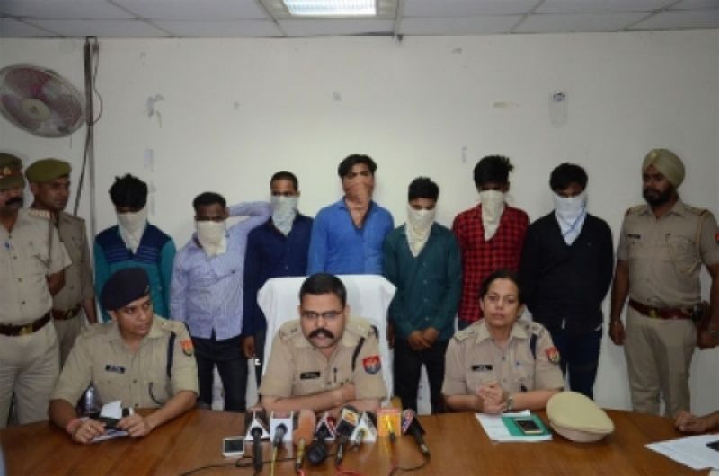 Police arrested seven accused