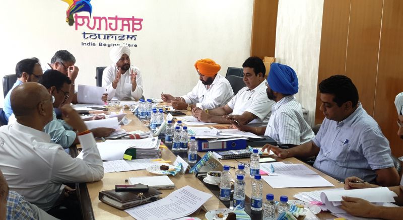 Tourism & Cultural Affairs Minister Charanjit Singh Channi during meeting-1 