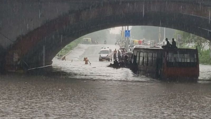 Heavy Rain in Delhi