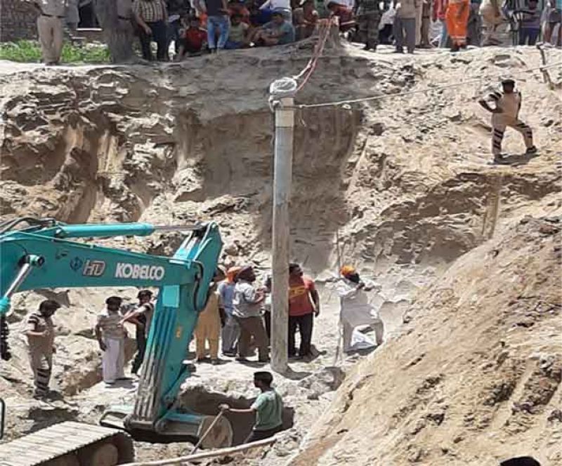 140-foot-deep borewell