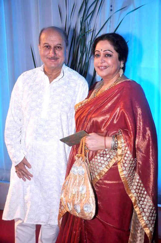Anupam Kher and Kirron Kher,