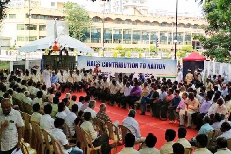 20,000 employees of HAL are on strike