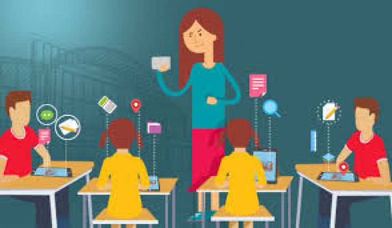 Teacher and students Teacher and students