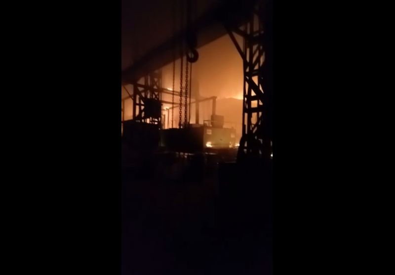 (Terrible fire at Chemical Fiber Factory in Jalandhar) 