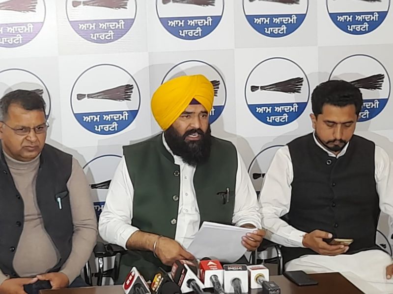 AAP declared CM Channi's report card a bundle of lies and betrayal of Punjabis