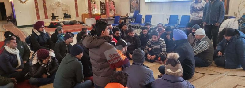 Gurjeet Aujla arrives in Poland, meets Indian students   Gurjeet Aujla arrives in Poland, meets Indian students