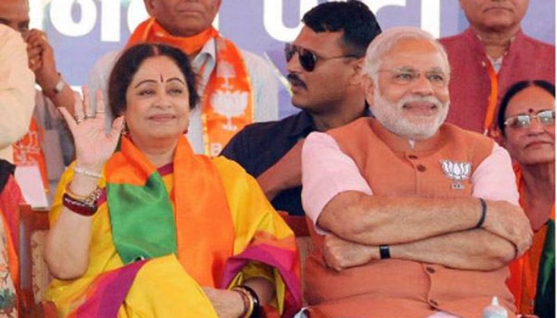 Kiran Kher with PM Modi 