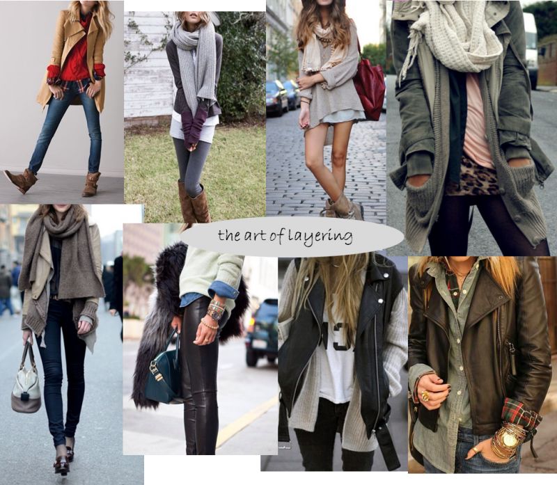 Layering of clothes Layering of clothes