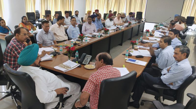 Review meeting of senior officers and DFOs of department