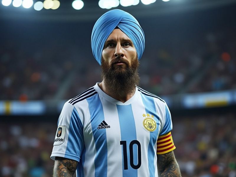 If Lionel Messi ties a turban news