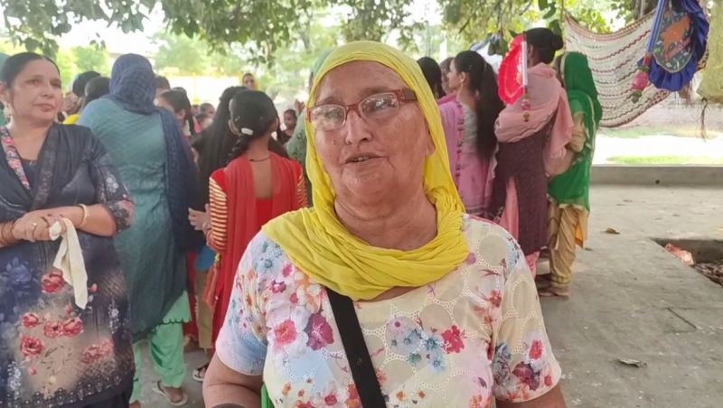 The color of the peasant movement on teej