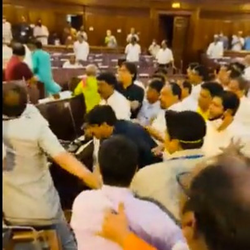 Ruckus In West Bengal Assembly As Fist Fight Breaks Out Ruckus In West Bengal Assembly As Fist Fight Breaks Out
