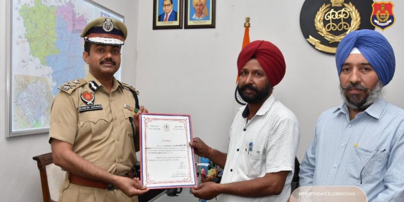  Punjab Police begins felicitating Police Personnel on their Birthdays