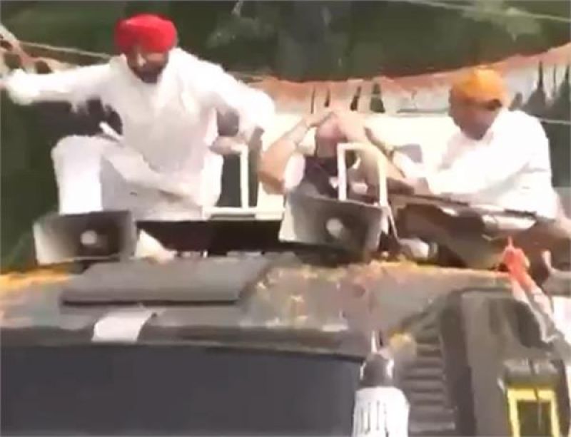 Captain Amrinder Singh road show