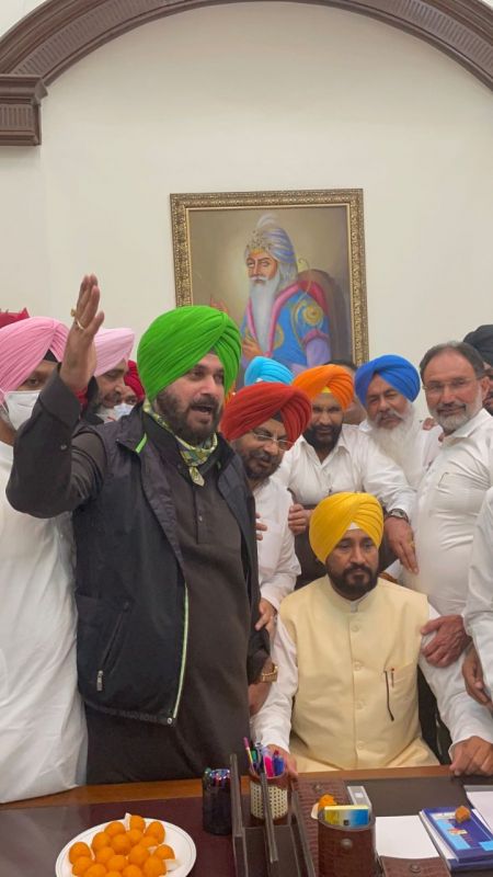 Navjot Sidhu, Charanjeet Channi Navjot Sidhu, Charanjeet Channi