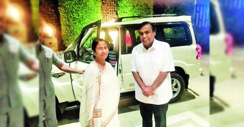Mamata Banerjee-Ambani