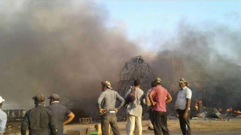 Akshay Kumar's 'Kesari' set on fire