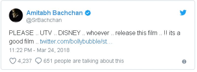Amitabh Bachchan in Shoe Bite 