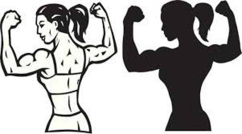 Bodybuilder woman Bodybuilder woman