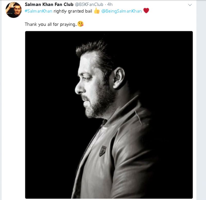 Salman Khan's happy fan