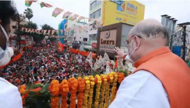 Amit Shah in Hyderabad