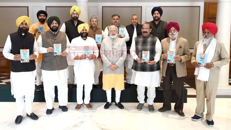  Punjab BJP leaders Meet PM Modi, demand reopening of Kartarpur corridor