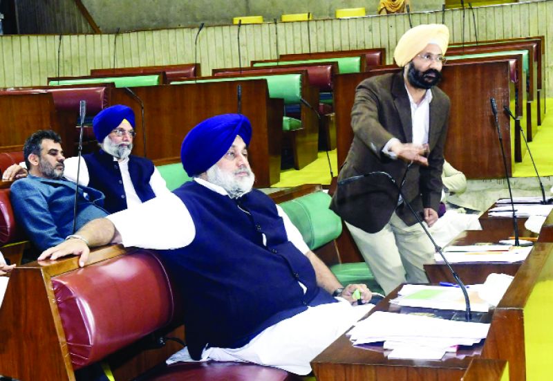 Shiromani Akali Dal leader in Vidhan Sabha
