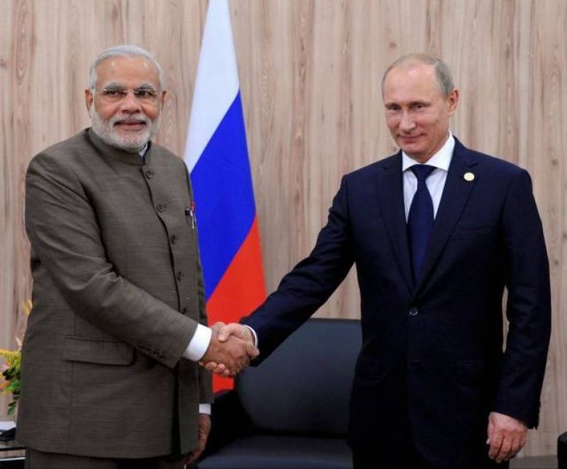 Prime Minister Narendra Modi and Russian President Vladimir Putin Prime Minister Narendra Modi and Russian President Vladimir Putin