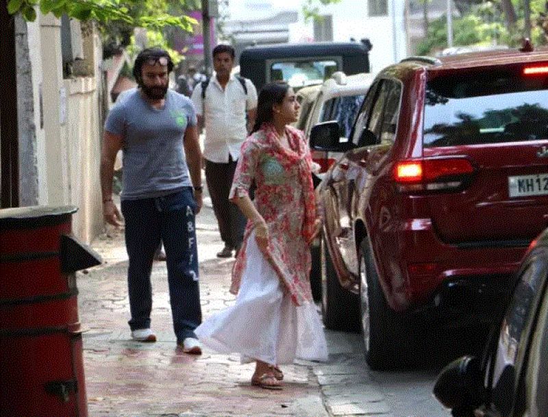 saif with his daughter sara