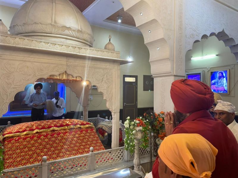 Navjot Sidhu visited Sant Niranjan Dass Ji Ballan and Sant Nirmal Dass Ji Jaure