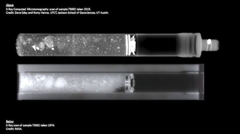 NASA Cracked Open a 47-Year-Old Moon Rock